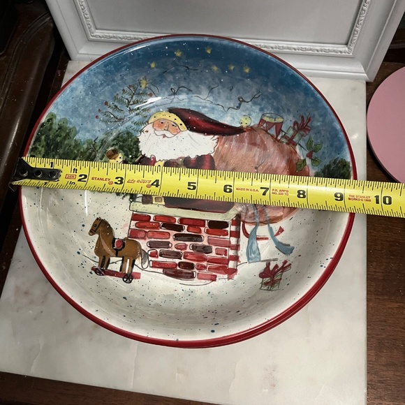 Certified International Susan Winget Christmas Bowls Set of 3 - Picture 8 of 10